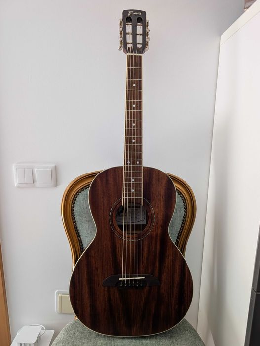 Guitarra Acústica Framus Parlor FP 14 M - Vintage Sunburst Mahogany