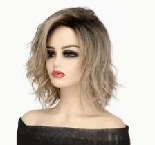 Peruka blond platyna ombre