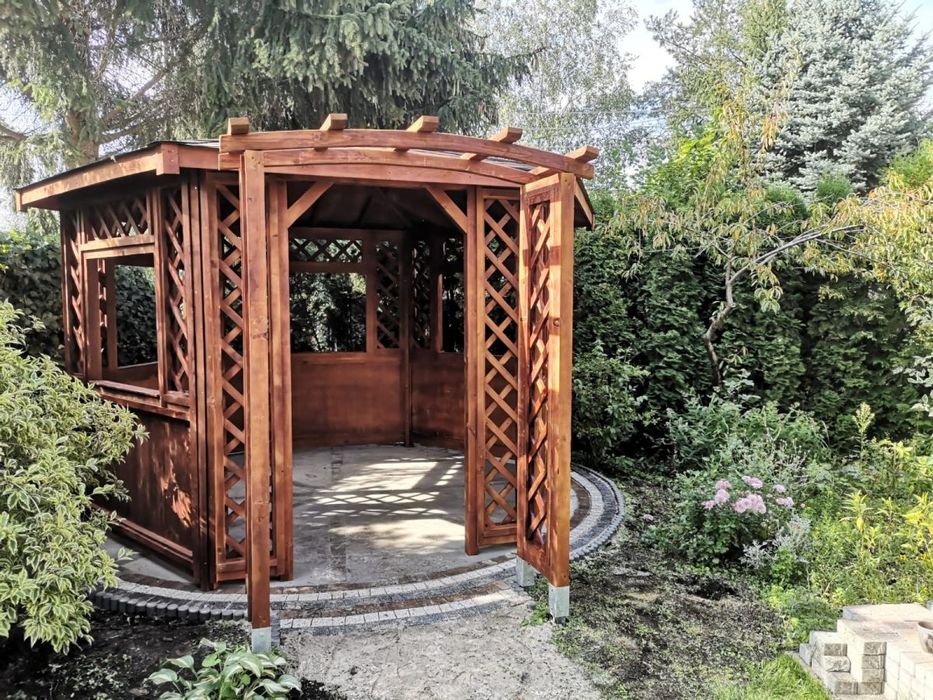 Altana drewniana ogrodowa, pergola, patio