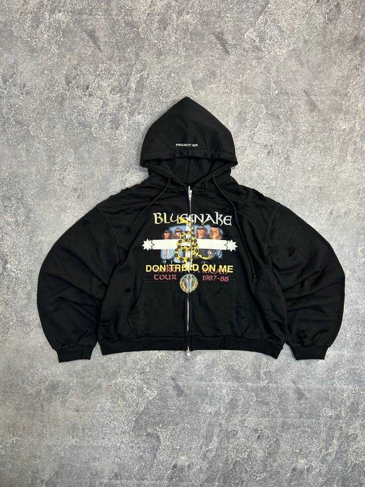 Худі Project Grailz GR zip up чорна зіпка зипка худи черная кофта