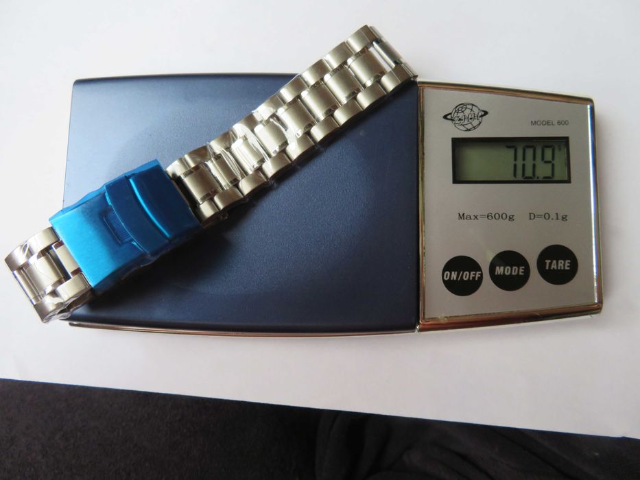 bransoleta  do zegarka  stalowa   20   22  mm