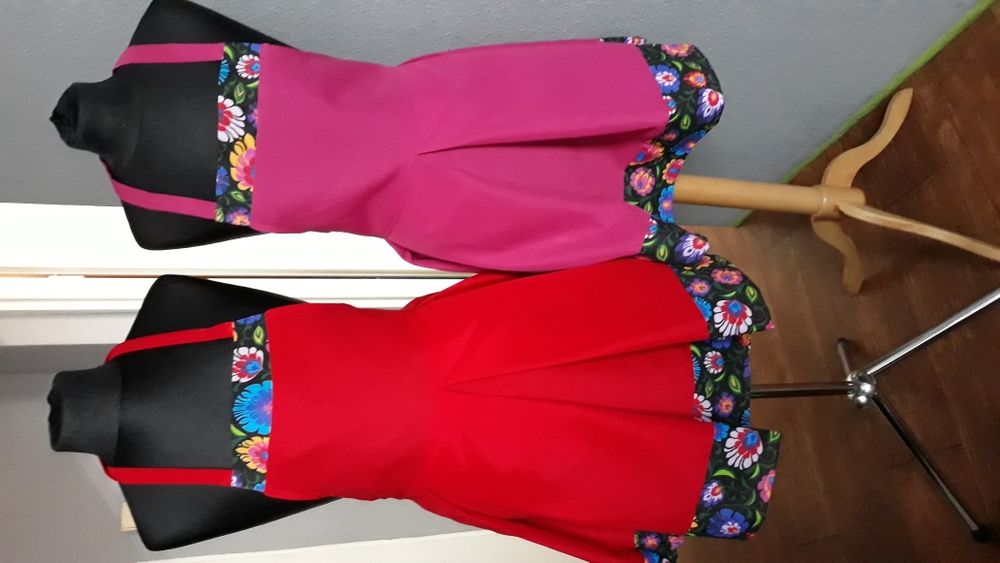 Fartuszek z motywem łowickim