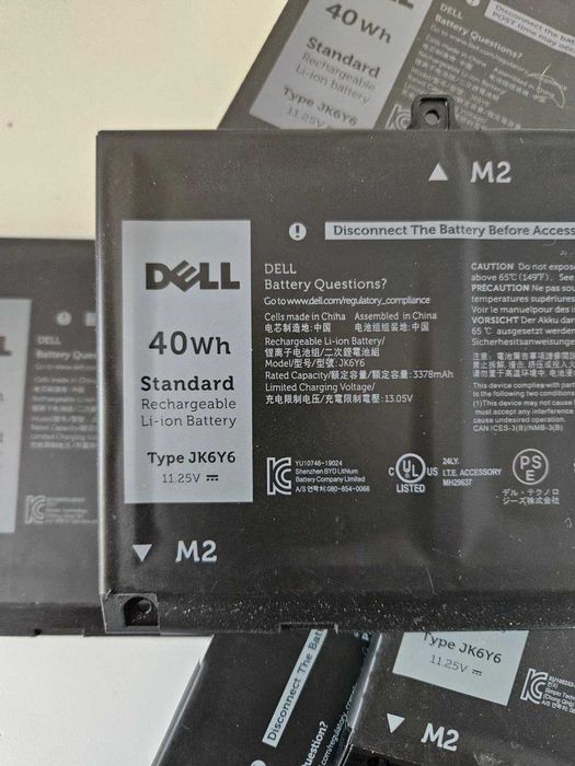 Батарея АКБ Dell Latitude 3410 3510 JK6Y6 11.25V 40Wh