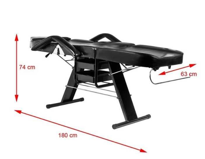 Кушетка косметологическая механическая Польша A205 черная