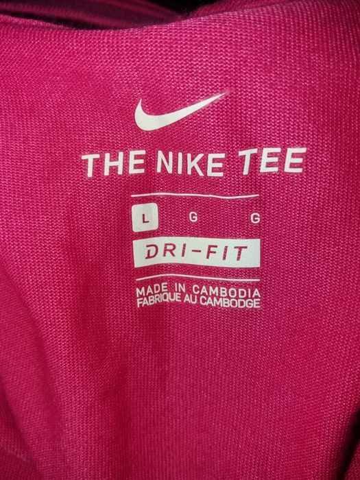 Топ майка спортивна з котоном Nike dri-fit p.l