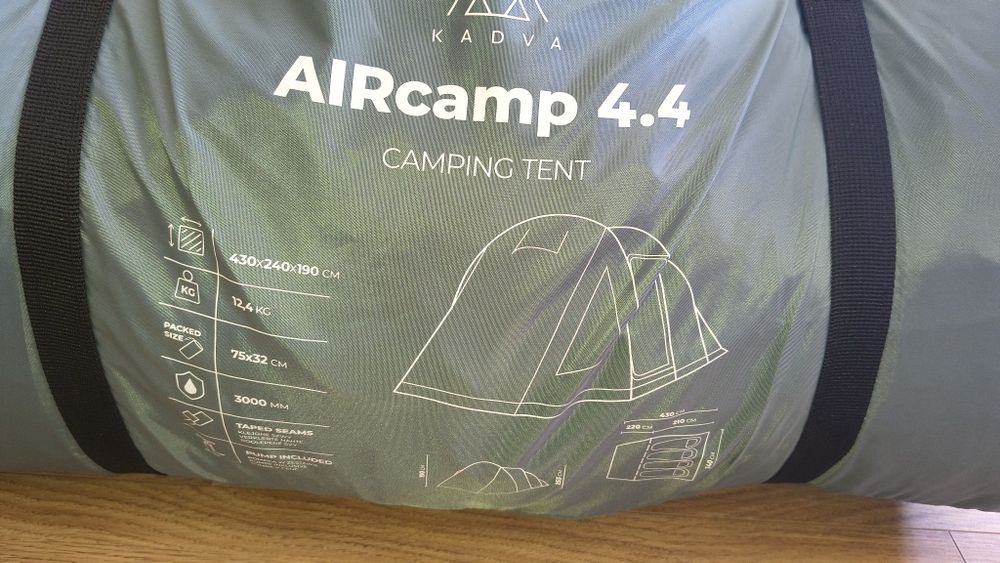 Namiot Kadva 4.4 AirCamp jak nowy