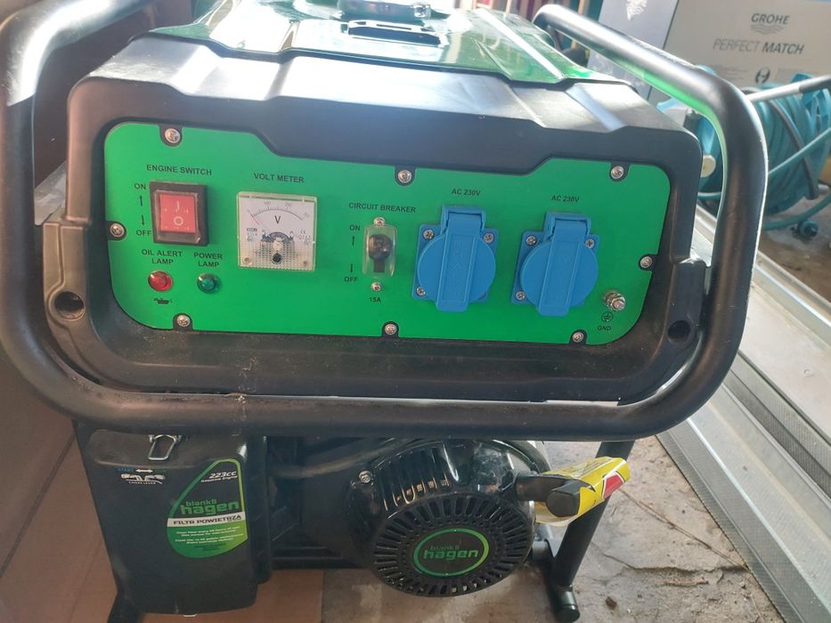 Agregat prądotwórczy  Hagen 3,2 kW (maksymalna 3,8 kw), Nowy