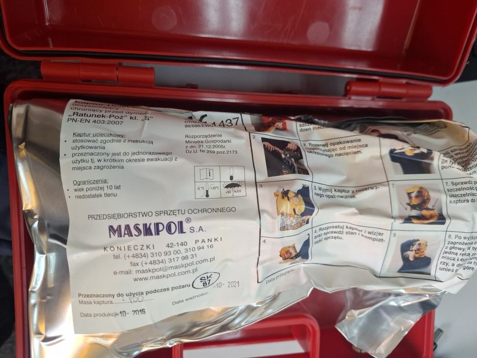 Maska chroniąca.