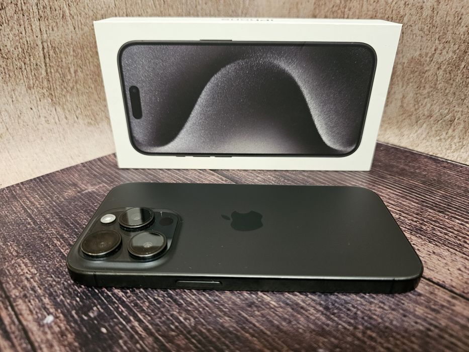 Смартфон Apple iPhone 15 Pro 128Gb Black Titanium 87% з гарантією