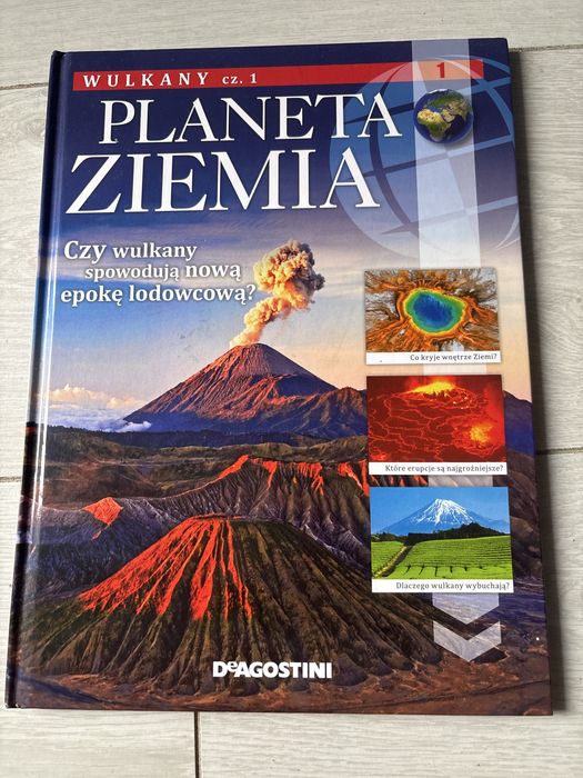 Planeta ziemia wulkany książka