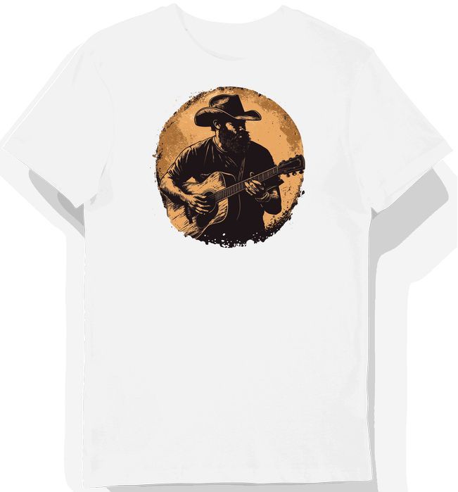 Koszulka męska biała z nadrukiem zespołu Zac Brown Band 3XL