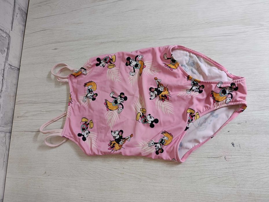 Miki Minnie Mouse strój kostium kąpielowy jednoczęściowy 116/122 różow