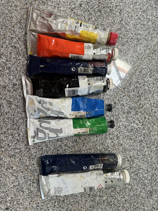 Conjunto tintas óleo (possivel comprar em separado)