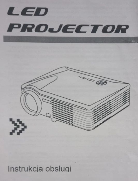 Projektor LED Vivibright z instrukcją