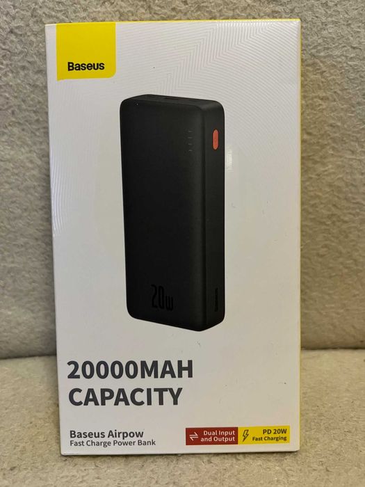 Power Bank z szybkim ładowaniem PD 20W 20000mAh Baseus Airpow