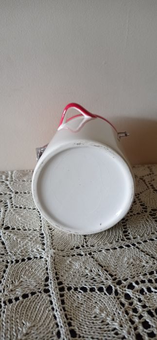 Ceramiczny ręcznie malowany pojemnik kuchenny