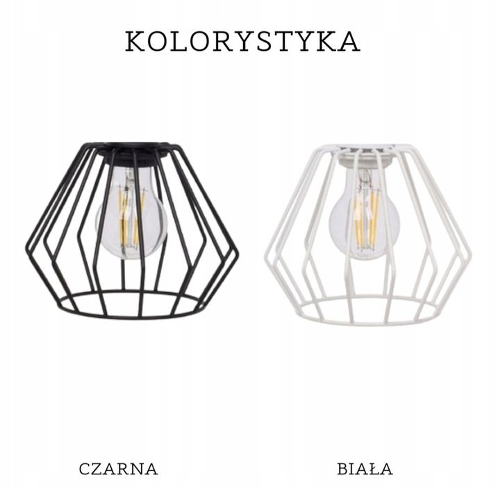 3x Lampa Designerskia czarna