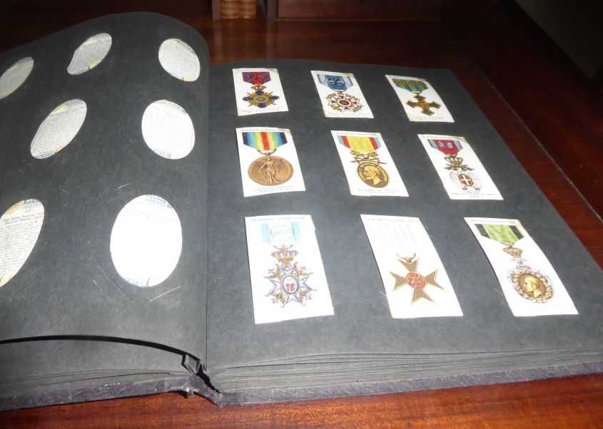 Álbum cartóes de tabaco - Players - condecorações militares, navios