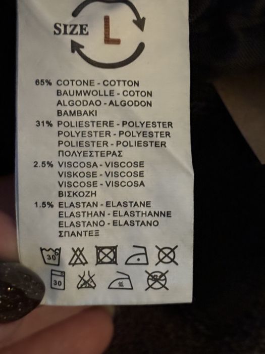 Jeans czarny szwedy