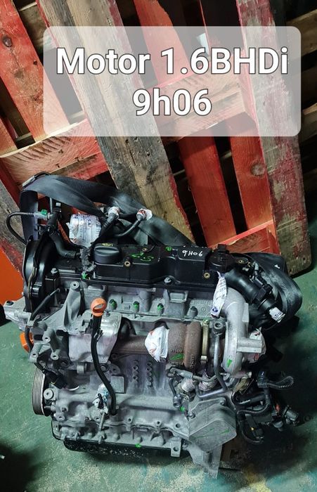 Motor Peugeot citroen 1.6 HDI referencia 9h06 8 válvulas