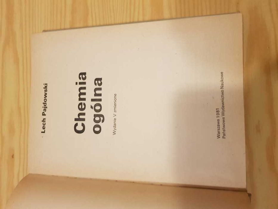 Chemia ogólna Lech Pajdowski