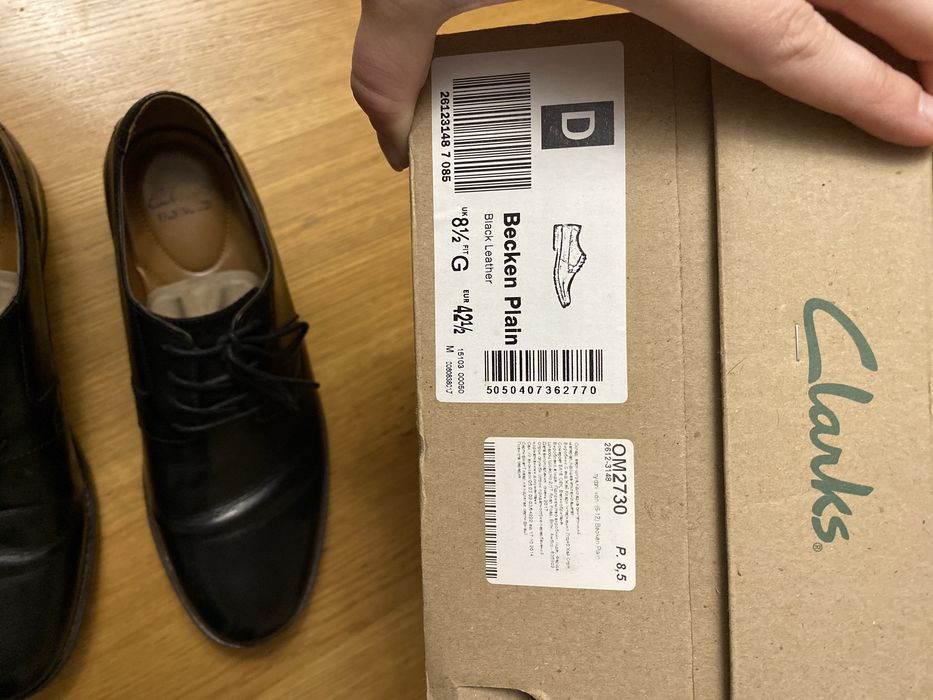 Туфлі чоловічі Clarks
