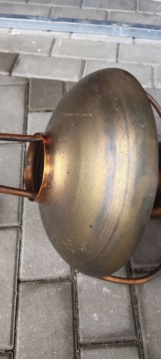 Lampa sufitowa retro loft miedziowana