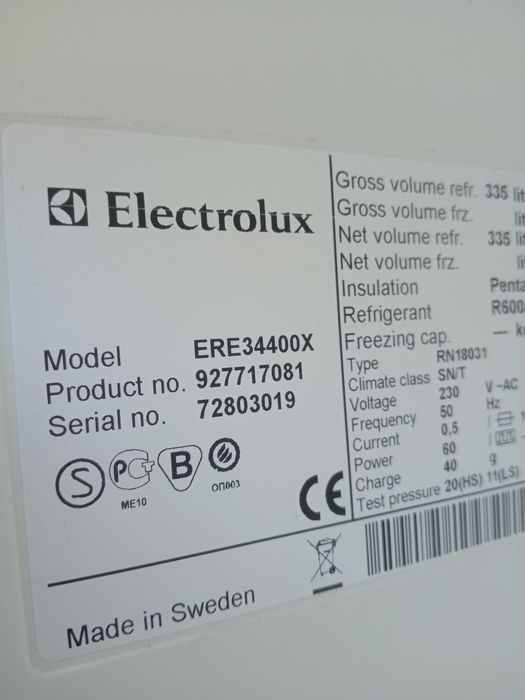 Chłodziarka Electrolux ERE34400X