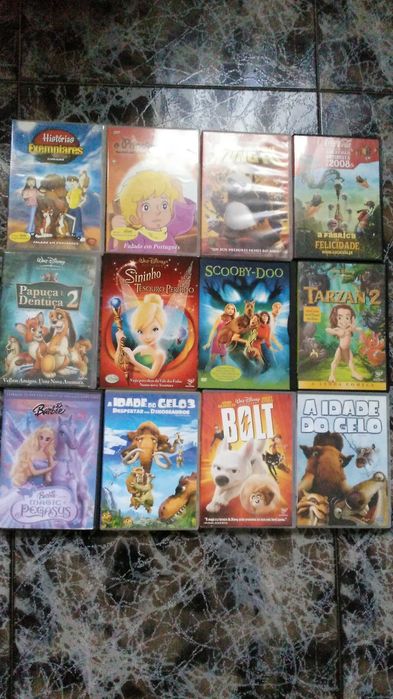 33 DVDs originais 2,5 euros cada