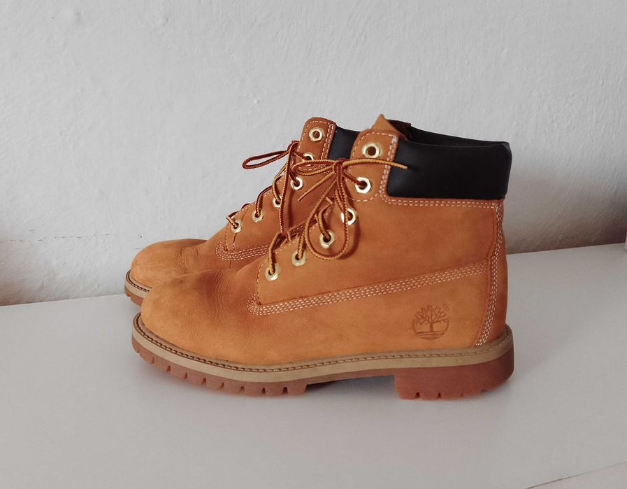 Buty Damskie Timberland 37 Skóra Sportowe Brązowe Trekkingowe