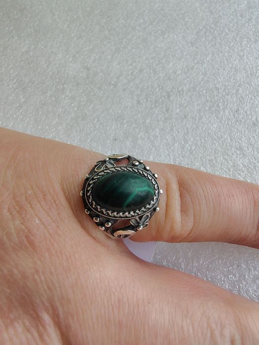 Перстень женский советы Малахит 875 Звезда