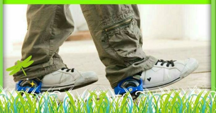 Ролики. Колесики светятся