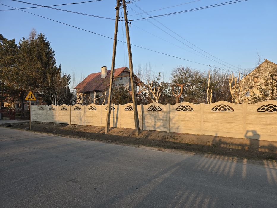 Ogrodzenie betonowe 2 metry