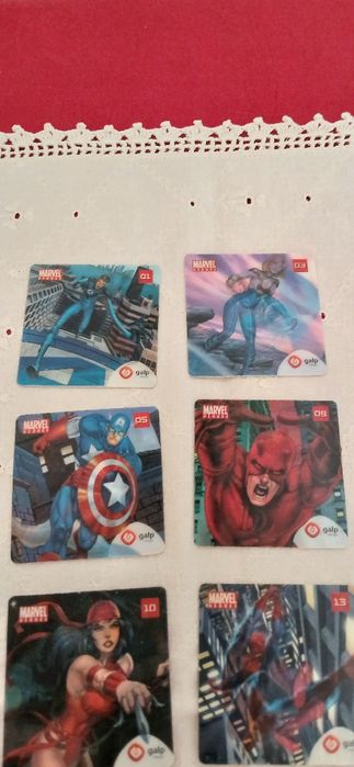 Cromos Holográficos  - Heróis da Marvel