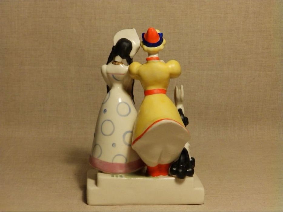 Статуэтка ИВАН ЦАРЕВИЧ И КОНЁК ГОРБУНОК сказка ЗХК Полонне фарфор СССР