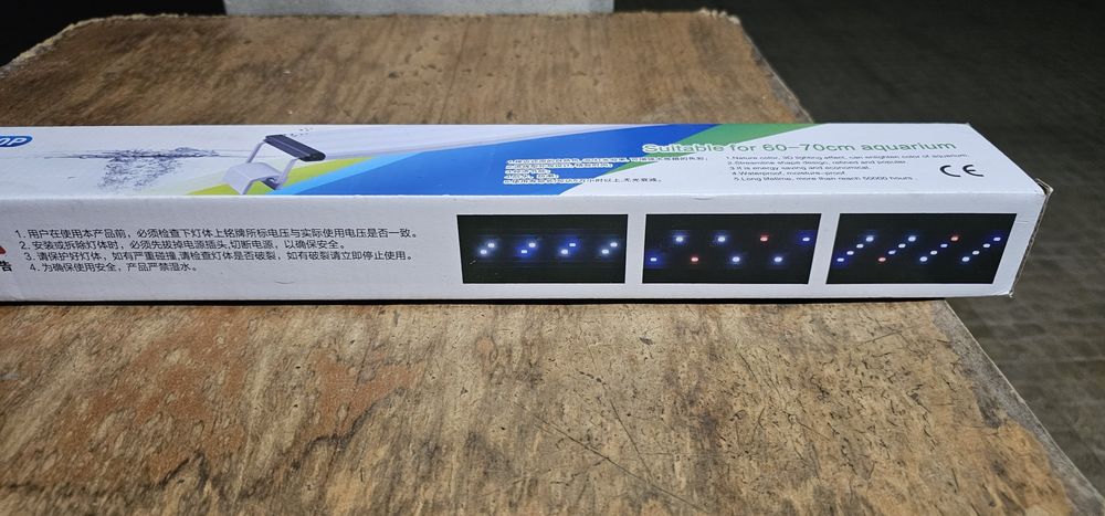 Luminaria led para aquario de 60cm ate 70cm