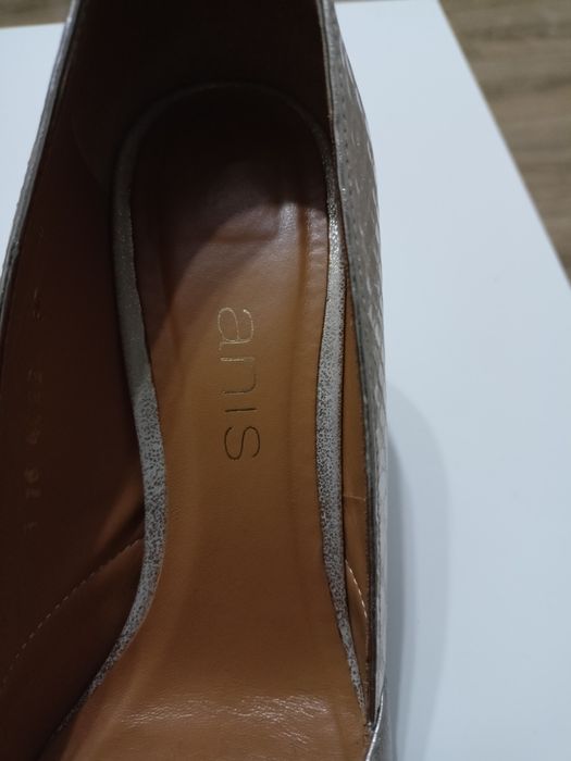 Skórzane buty ślubne/wesele Anis