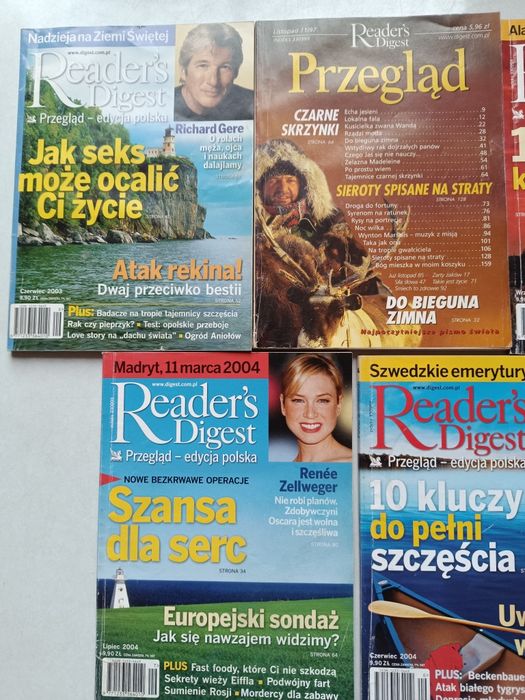13x Przegląd Reader's Digest 1997 do 2004 Papież Jan Paweł II