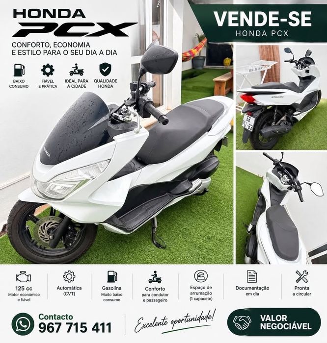 Pcx  moto e de 2015 mas so tem 15000km.
