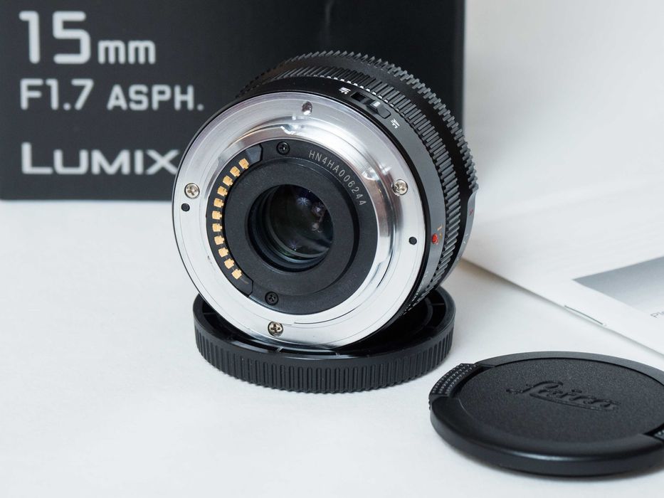Panasonic Leica DG Summilux 15mm f/1.7 m43 – idealny + dekiel Leica