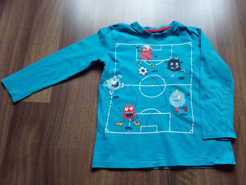 Koszulki z długim rękawem, r. 116, bluzki długi rękaw.