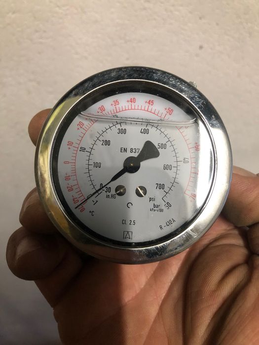 Sprzedam manometr zalany gliceryną na czynnik chłodniczy r 410a