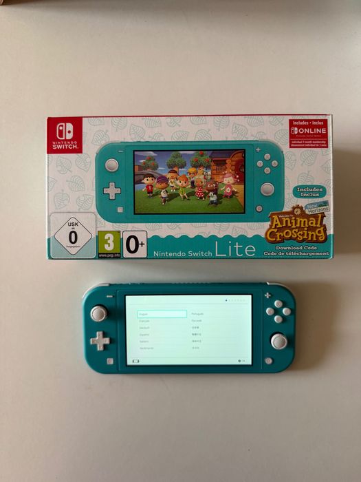 Nintendo Switch Lite c/película de vidro + capas