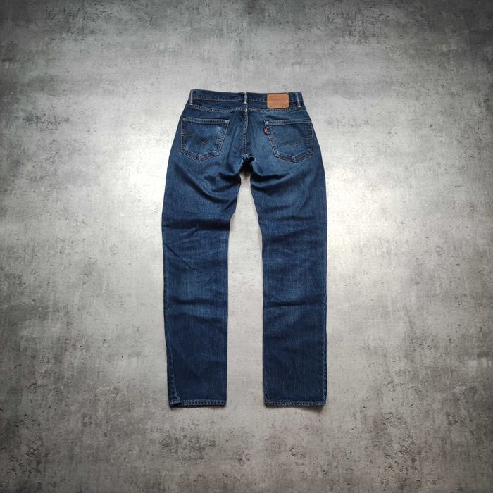 MĘSKIE PREMIUM Eleganckie Slim Jeansy Klasyk Levis 511 Granatowe Logo
