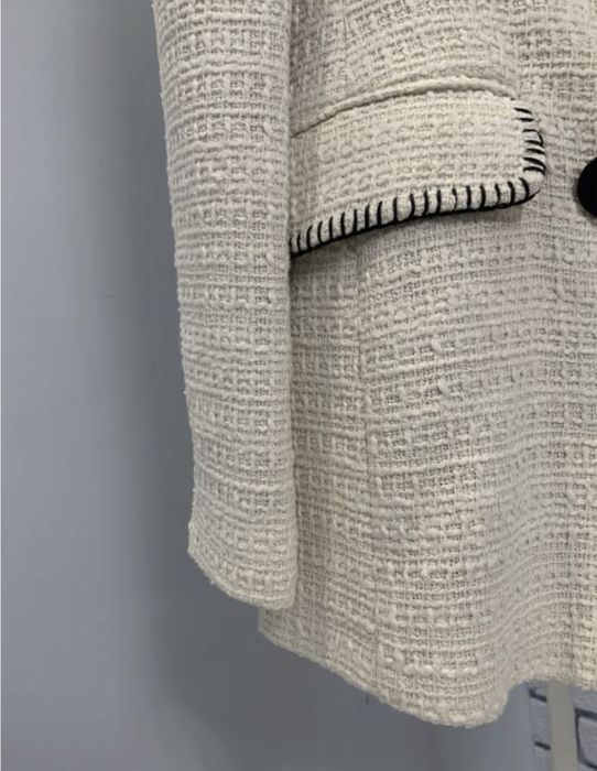 Zara пиджак твидовий