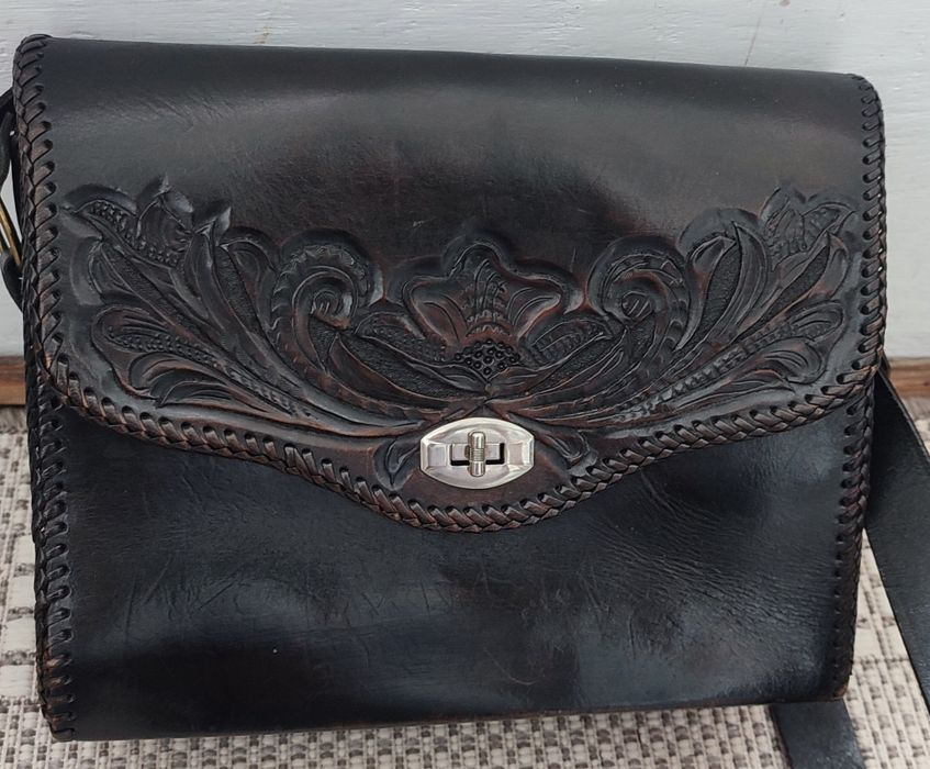 Сумка шкіряна , ручної роботи