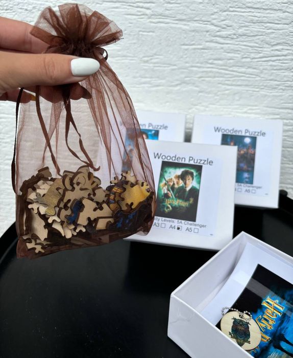 Puzzle Harry Potter pazly pazle drewniane rozmiar A3 A4 rodzinne pazl