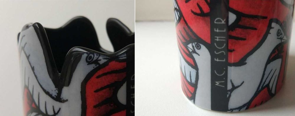 Дизайнерська ваза Escher птахи