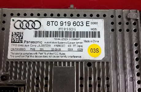 Rádio / Auto Rádio - AUDI A4 B8 Avant (8K5)