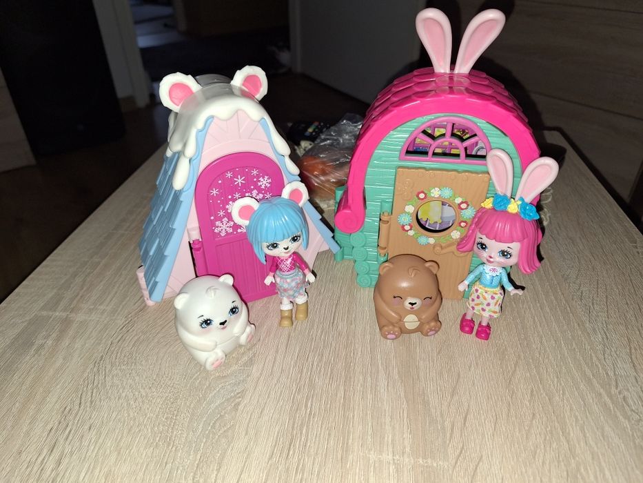 Enchantimals  laleczki + domki zestaw